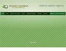 Tablet Screenshot of domacilekarna.eu